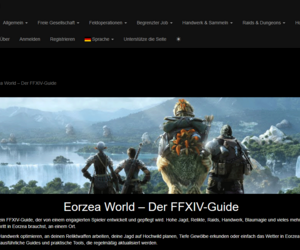 Eorzea World ist jetzt auf Deutsch verfügbar!